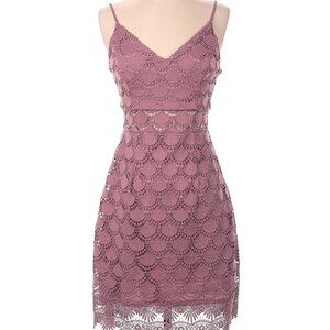 Aqua Mauve Cocktail Dress sz S